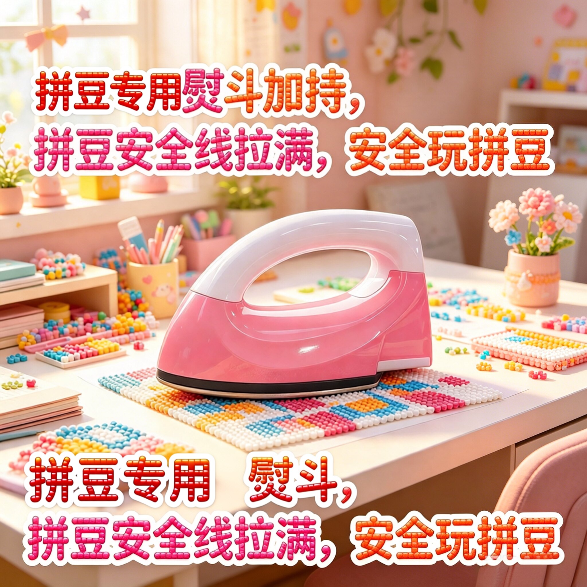 24V小功率拼豆专用电熨斗小型熨烫豆机迷你diy工具宿舍手工套装