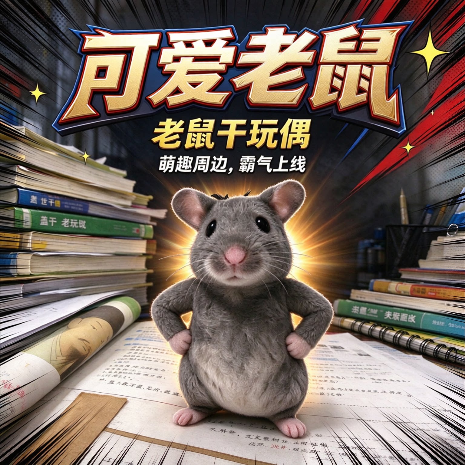 仿真搞怪可爱老鼠干玩偶恶搞抽象毛绒公仔生日礼物整蛊挂件送朋友