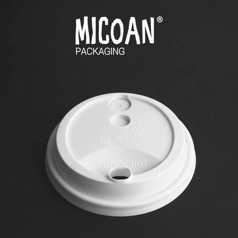 MICOAN名高 90口径哑面白色PP杯盖配平塞奶茶外卖防漏磨砂一次性,餐饮具,防漏杯盖,淘宝优惠券,粉丝福利购,淘宝优惠卷
