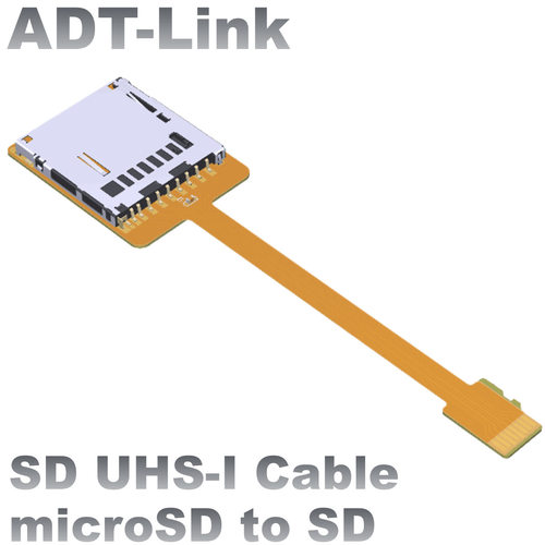 ADT工厂直销 micro SD TF延长线支持SDHC SDXC FPC软板读卡导航线