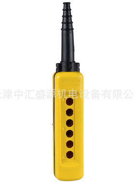 XACA06手持式按钮盒6孔黄色按钮盒XACA06空的悬挂式控制站