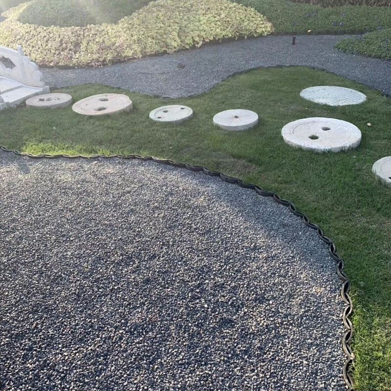 黑色砾石 厂家批发黑色机制垫路小石子 灰色工程铺路水磨瓜 子石