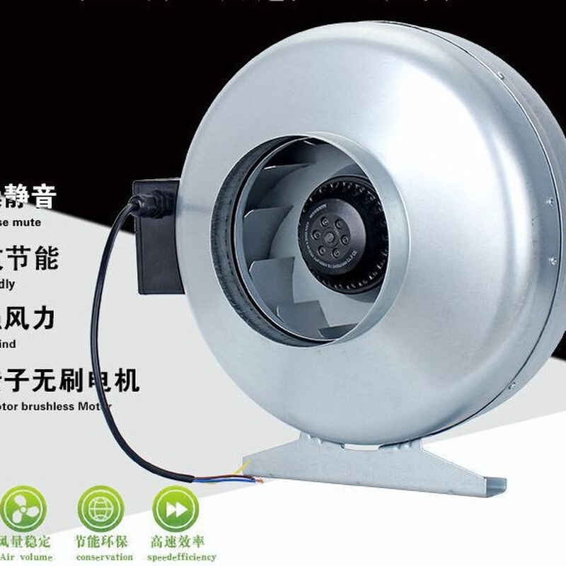 圆形离心送风机GDF100/125/150/160/200/250/315系列管道换气风机