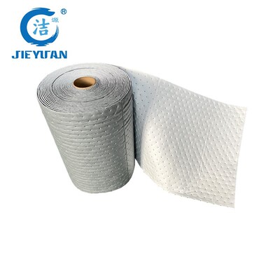 BH45020X单面灰色耐脏耐磨车间吸油棉卷50cmx20mx4mm耐踩吸油卷