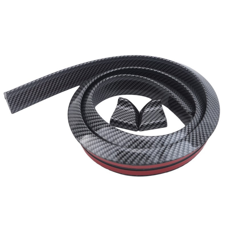 汽车通用尾翼橡胶尾翼顶翼 哑光面小款汽车碳纤纹橡胶纹