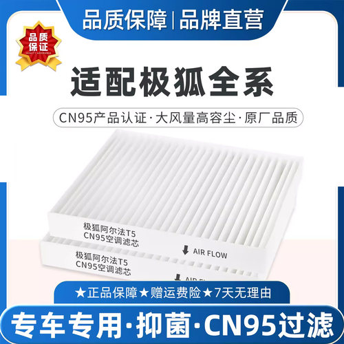 适配极狐阿尔法T5S6专用空调滤芯