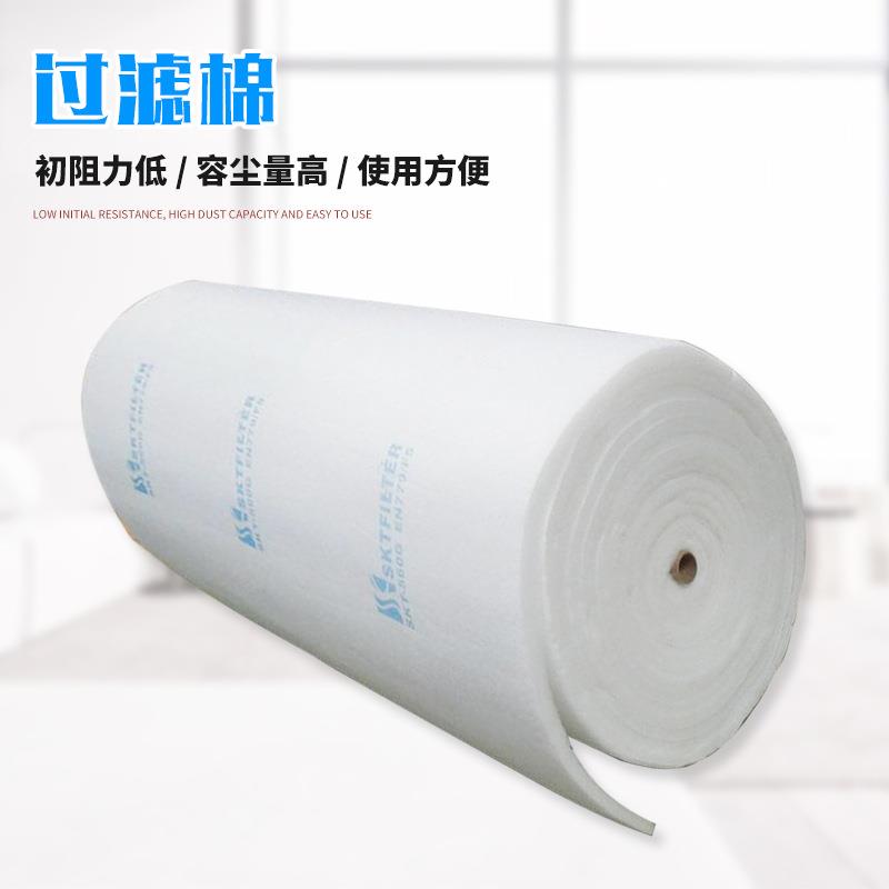 厂家供应汽车烤漆房过滤棉家具喷漆房空气过滤立体胶顶棉进风口棉
