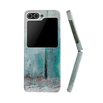 RURAL PC材质 泡影 磨砂折叠屏防摔男女款情侣galaxy简约卡通套 手机壳 适用于三星Zflip6/5/4/3/2保护套 轻