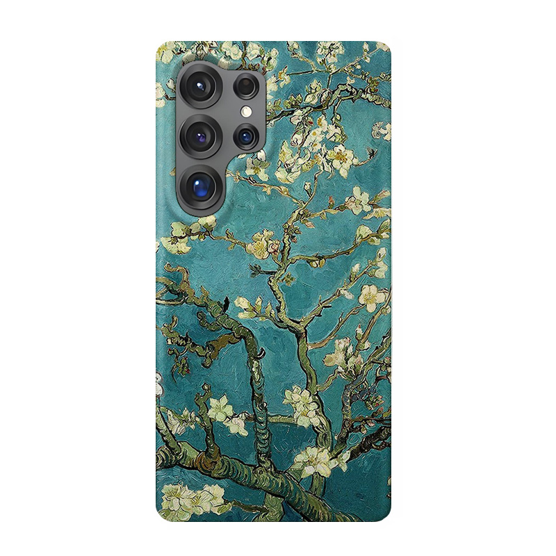 RURAL PC材质 杏仁花超薄防摔肤感男女款保护套 手机壳 适用三星Galaxy S25Ultra/S24Ultra/S25+/S23Ultra/S2