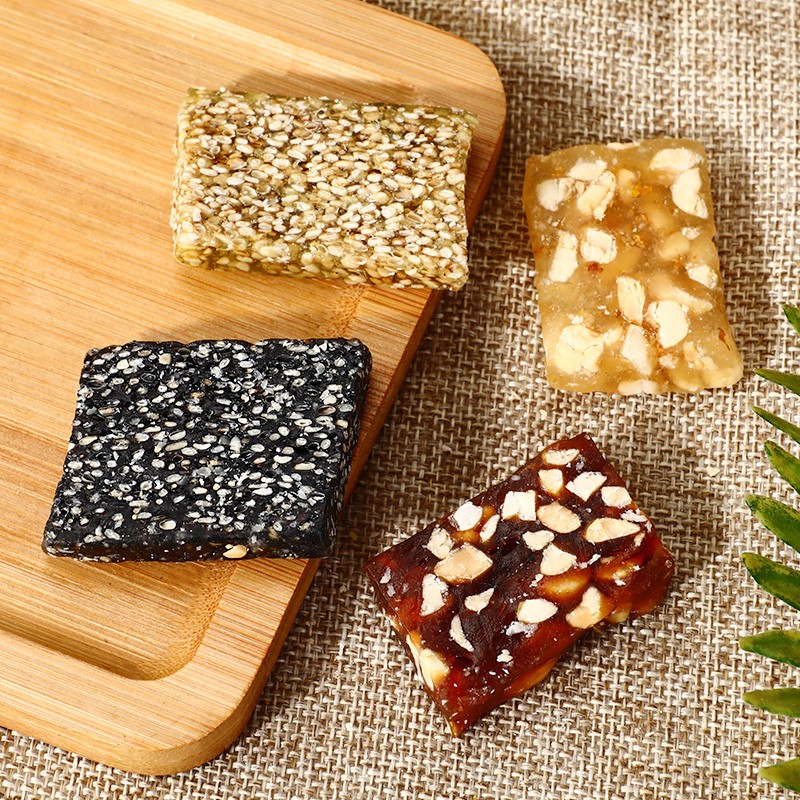 苏州特产黑芝麻核桃糕红枣松仁软糕手工点心营养中式休闲零食健康