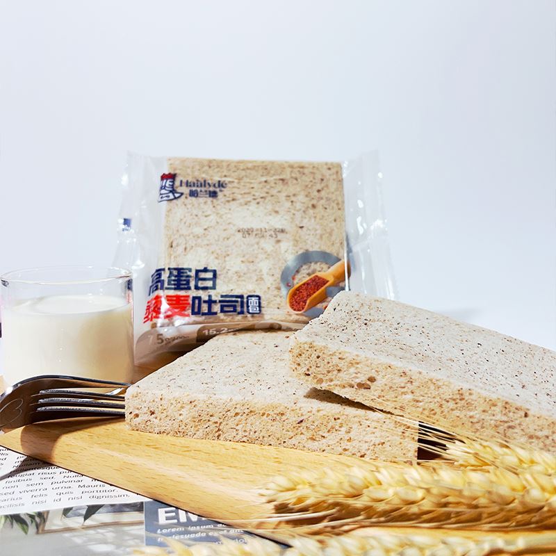 哈兰德高蛋白藜麦吐司面包粗粮轻食营养早餐代餐膳食纤维糕点零食