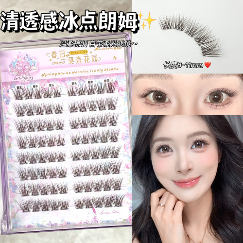 麦丢丢深棕冰点朗姆假睫毛自然