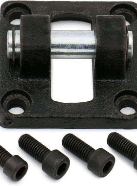 Baomain 脚法兰安装配件 CB-50 用于脚安装气动标准气缸 SC 50 带