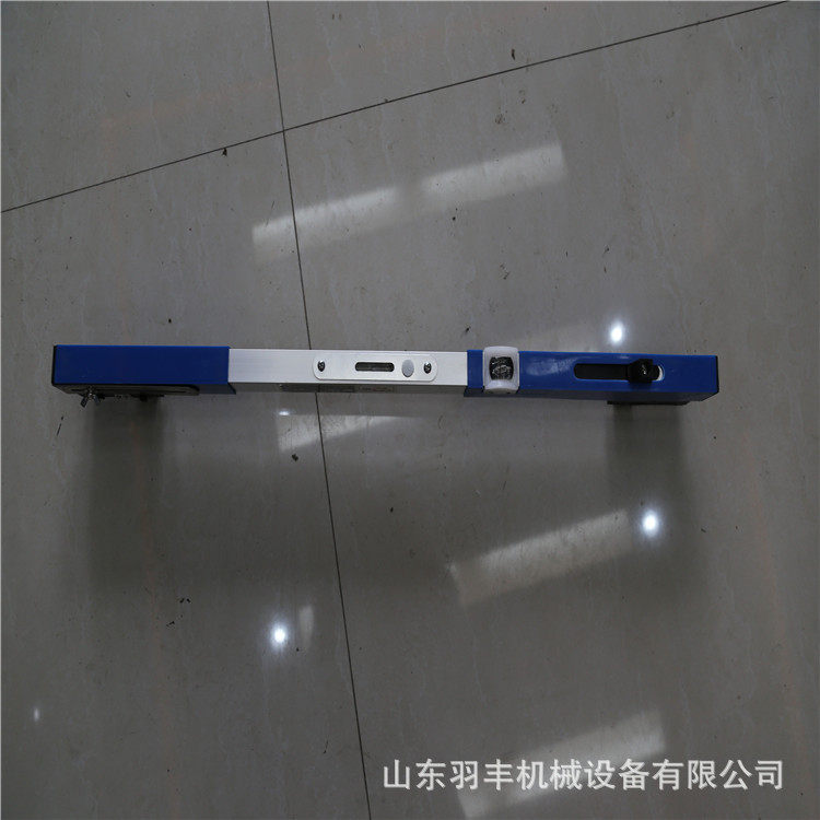 矿山用轨道精密测量铁路1435mm水平轨距尺钢轨测量工具支距尺方尺