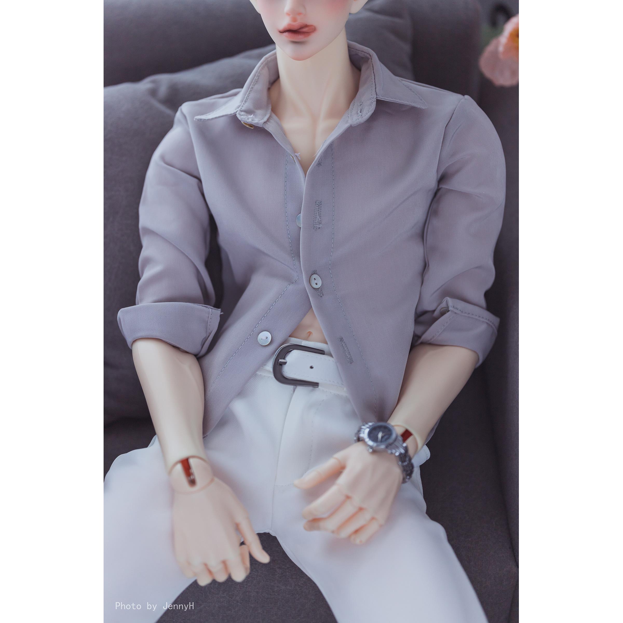 满68包邮【三万院长现货】BJD娃衣服收腰衬衫性感叔痞帅高级感