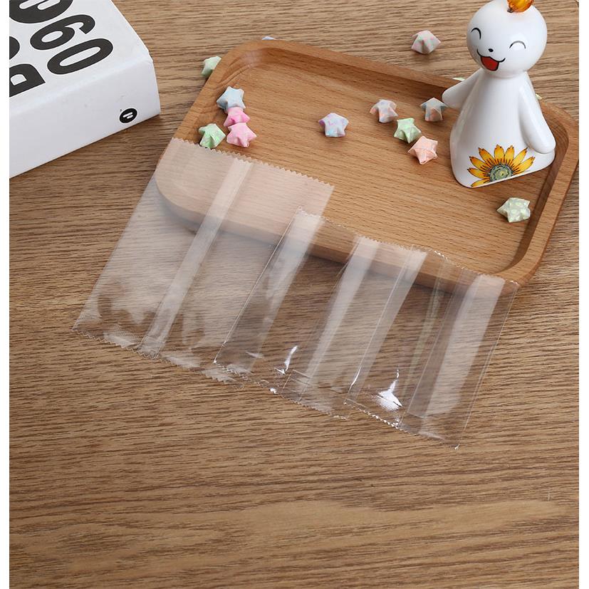 雪花酥烘焙包装透明机封袋 马卡龙袋糖果袋 曲奇饼干花茶袋1000只
