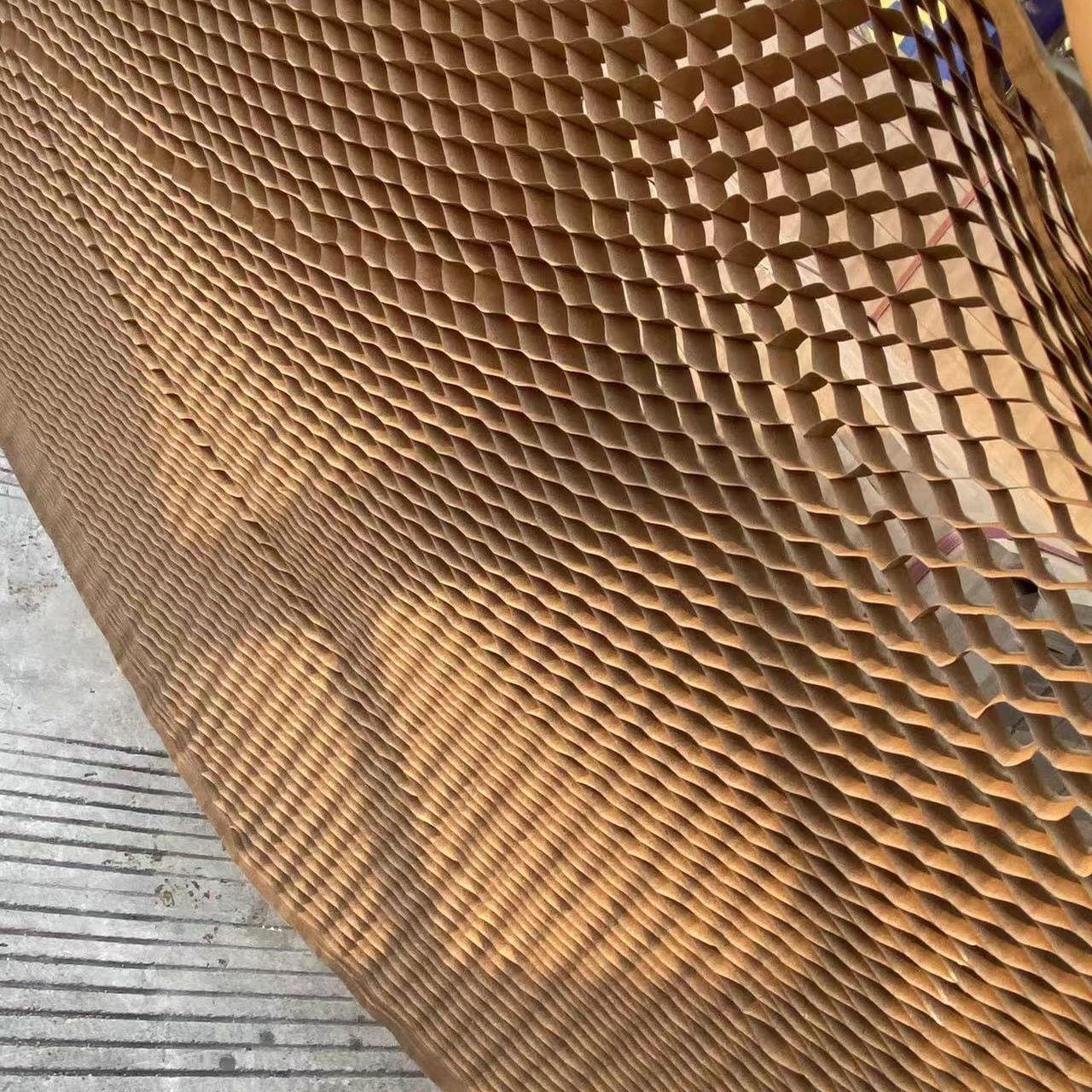 广东发家具网状填充物室内门蜂窝纸芯夹层板纸条可定制规格夹芯条