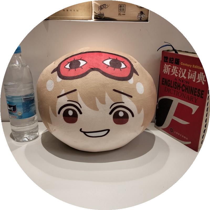 银魂团子抱枕挂件坂田银时冲田总悟高杉晋助桂小太郎神乐毛绒玩具