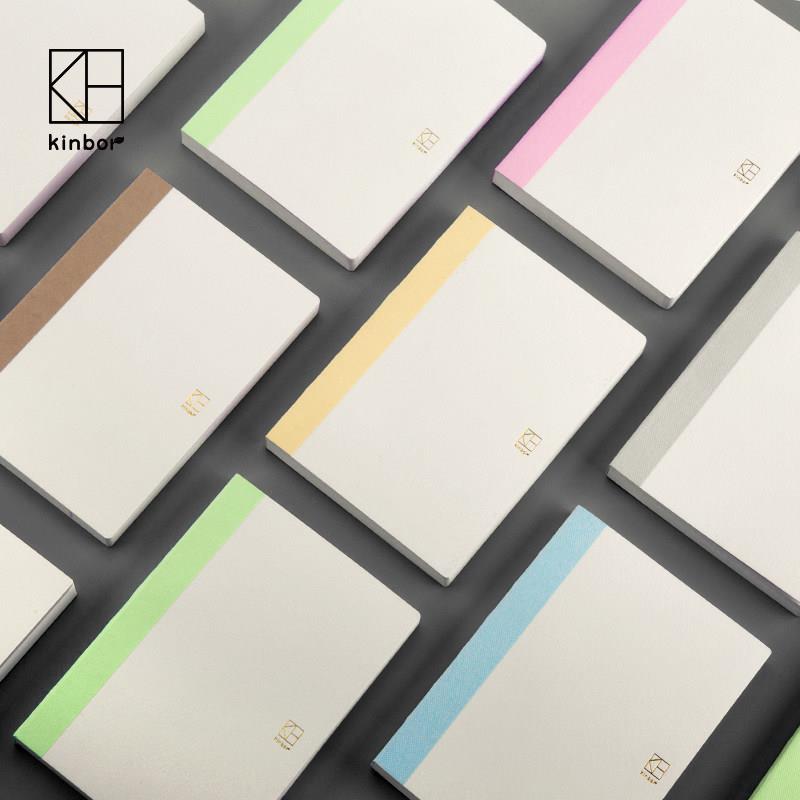 文具 包邮绝版kinbor手帐本内芯A6 空白方格内页A5简约记事替芯