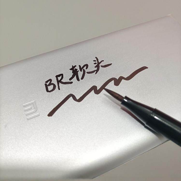 七牛记号笔黑色针管超细油漆笔0.2mm0.4油性防水不掉色速干玉石细