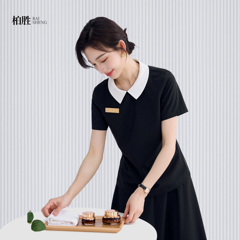 美容师工作服女春夏高端美容院皮肤管理师整形套装气质职业工作服