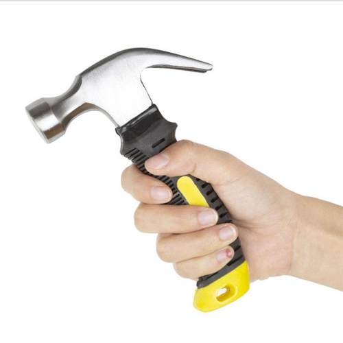DIY工具迷你锤子羊角锤木工铁锤家用一体M拔钉儿童小锤子钉锤榔头