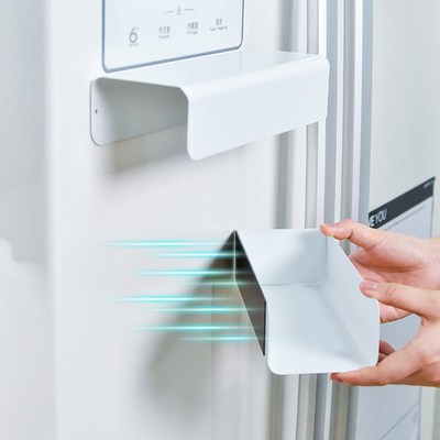 磁吸保鲜膜套收纳盒壁挂厨房塑料袋口罩一次N性乳胶手套吸铁石盒
