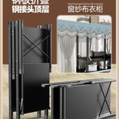 免安装 衣柜家用卧室折p叠简易布衣柜结实耐用经济型钢架收纳柜衣