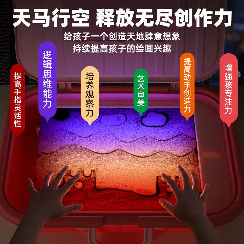 女孩生日礼物10岁十8女童9小学生7玩具6儿童12S沙画箱新年实用新