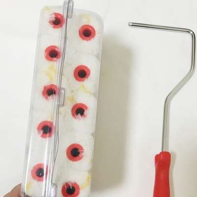 10个实惠装小滚筒拇指滚筒4寸油漆滚筒J刷乳胶漆艺术漆热熔细滚筒