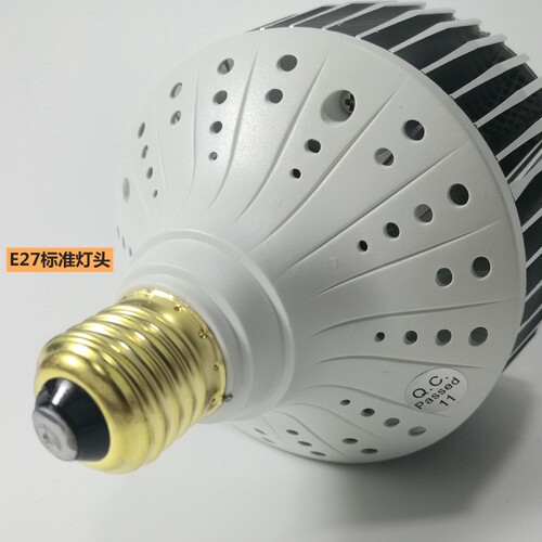 LED大功率球泡工矿灯E27E40螺口50W100JW150W足瓦车间厂房照明特