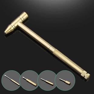 6合1镀铜锤多功能锤螺r丝刀迷你小铜锤家用小榔头小锤日常家用便