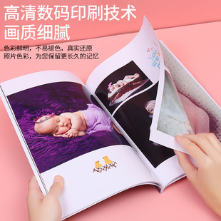 照片书定c制相册本纪念册diy制作影集情侣恋爱照片做成书手工礼物