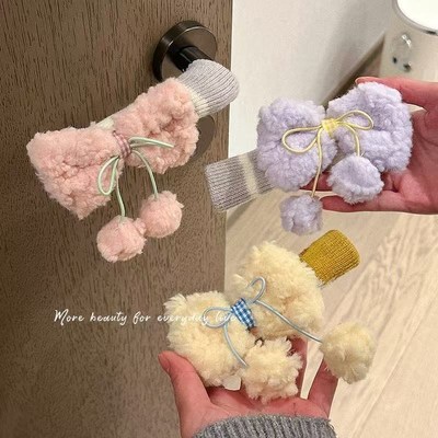 蝴蝶结入户门把手套高级门把手A防静电保护套创意门把手护套可爱