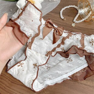 w女胖MM2025新款 纯欲大尺码 网纱内裤 薄款 7A抑菌不夹臀三 女生夏季