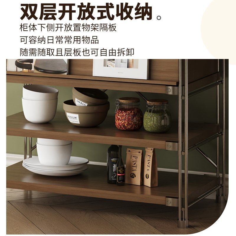 中古风收纳陈列柜子书p柜落地靠墙置物柜矮柜手办展示架子沙发边,住宅家具,家用陈列柜,淘宝优惠券,粉丝福利购,淘宝优惠卷