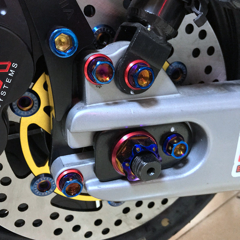 不锈钢304螺丝帽电摩改装小牛电动车全顺电机M12M16/M18螺母烧钛