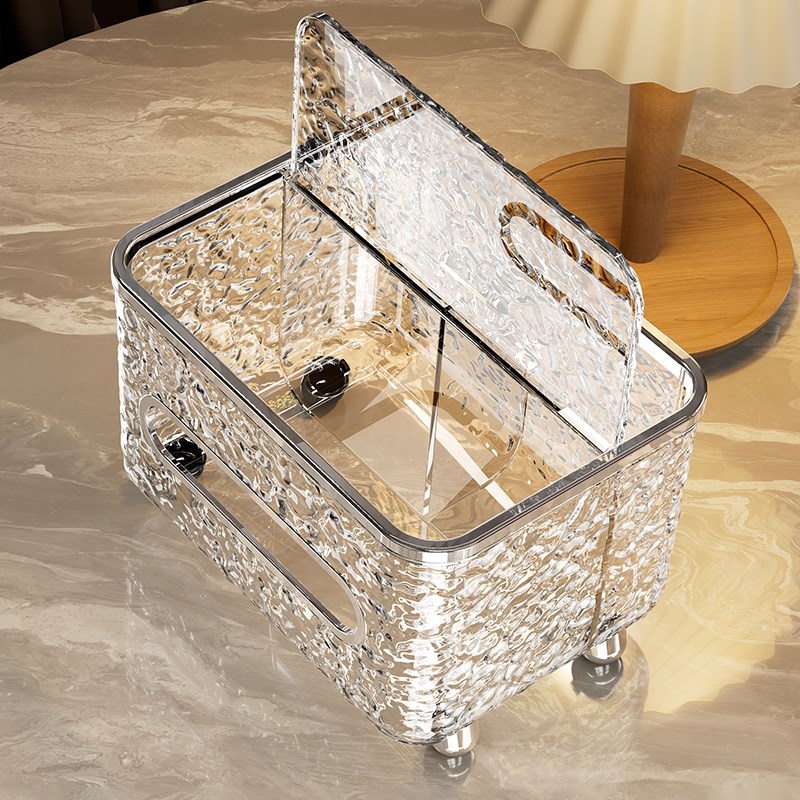 多功能纸巾盒家用客厅桌面抽纸盒卫生间厕所轻奢卷纸收纳盒