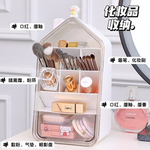 精选斜插式笔筒大容量文具收纳盒儿童女孩学生写字台收纳书桌面置