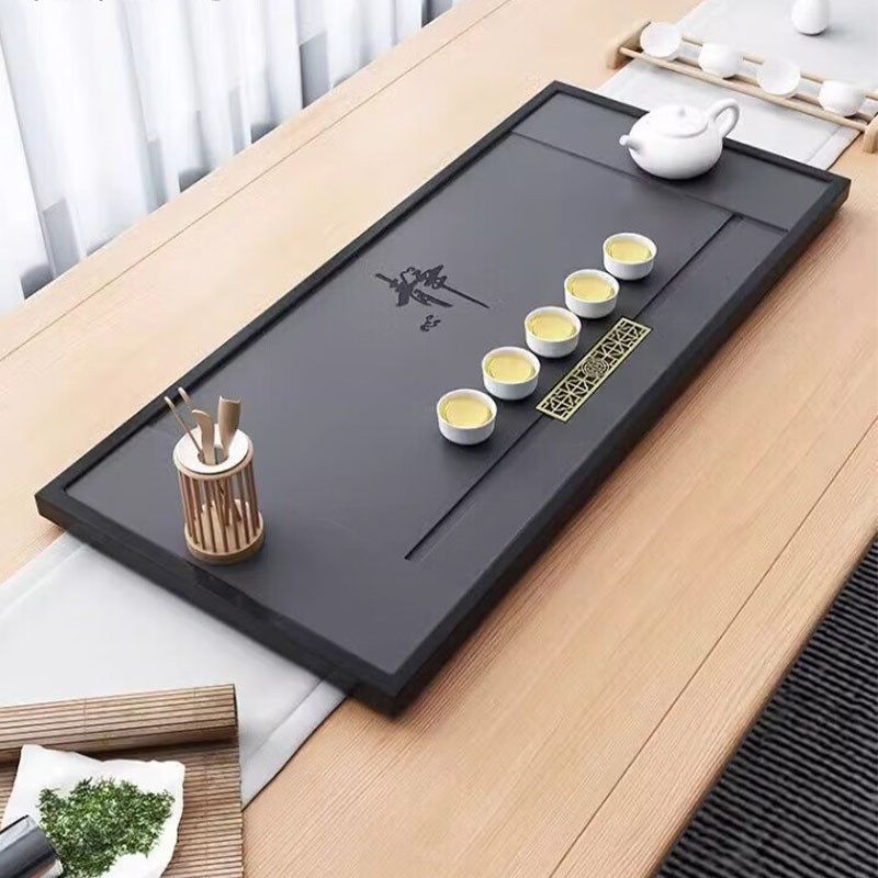 精选合成乌金石茶盘客厅办公室茶盘石头功夫茶台茶海茶盘下排水茶,餐饮具,茶盘,淘宝优惠券,粉丝福利购,淘宝优惠卷