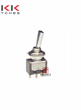 日本NKK M2015ES4W01  M-2015E 摇臂 钮子开关 扁柄 3脚2档 复位