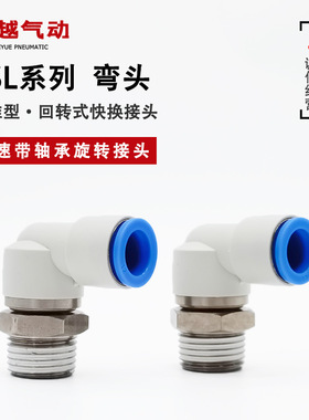 万向接头KSL06 04 10 12 08-01S 02S 03S 04S螺纹1分2分 旋转弯头