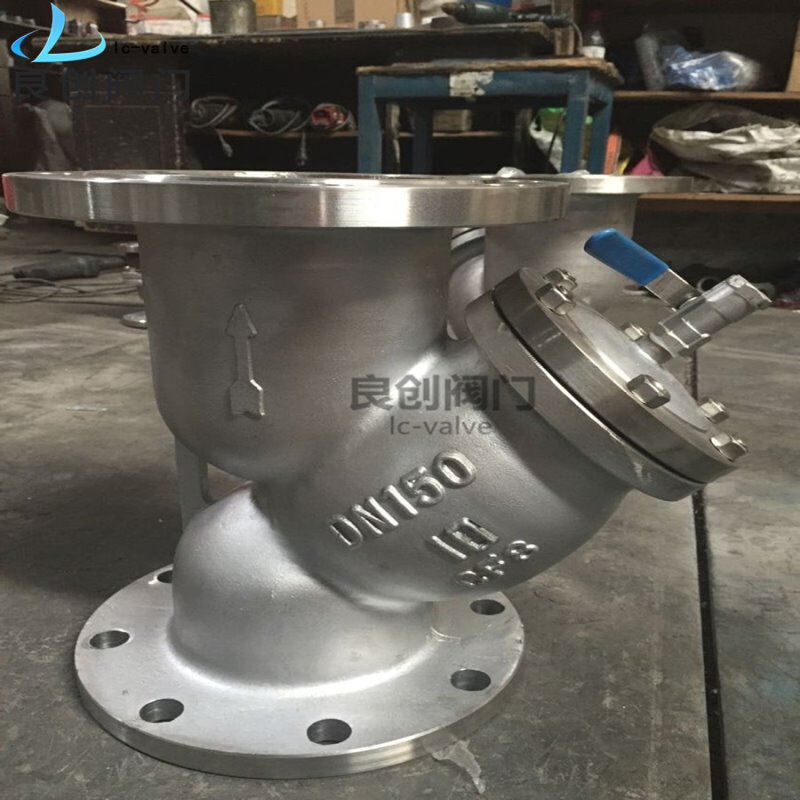 Y型过滤器316不锈钢 GL41W-16法兰Y型过滤器