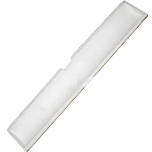 灰熔点测定仪配件半圆刚玉舟 灰熔融性灰锥托板方舟 中间槽宽22mm