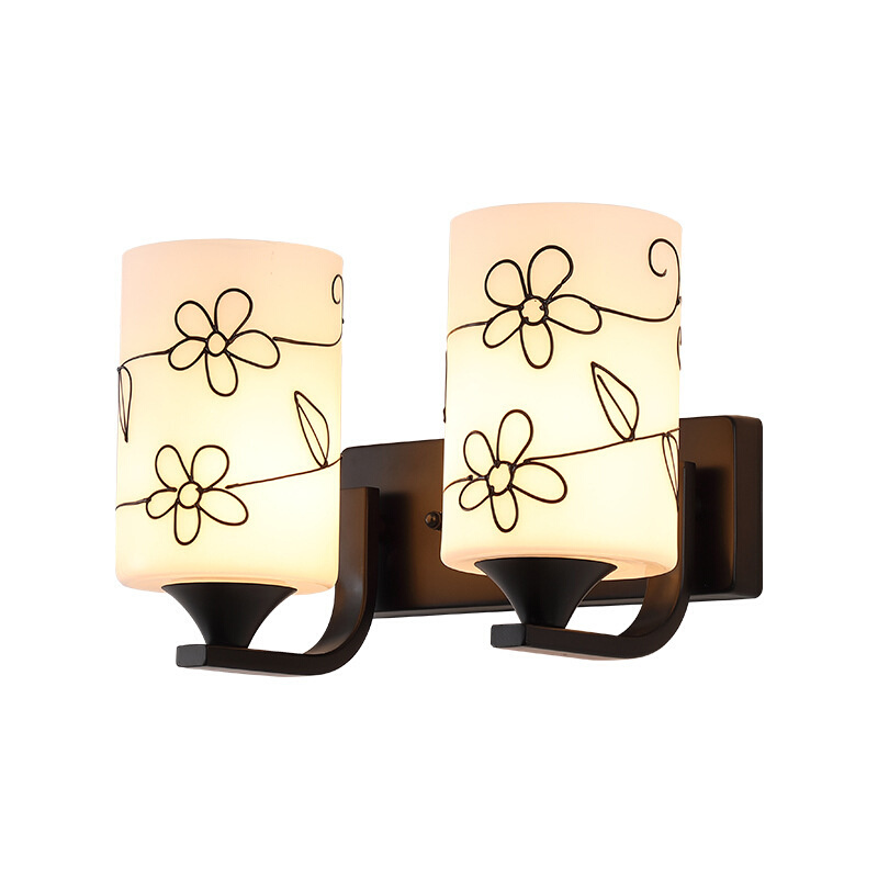 床头灯壁灯卧室现代简约led客厅墙壁挂灯 创意双头楼道过道走廊灯