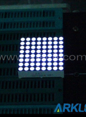 ARK 方舟8*8 Φ3超高亮白色点阵管 SZ711288W/64 共阳
