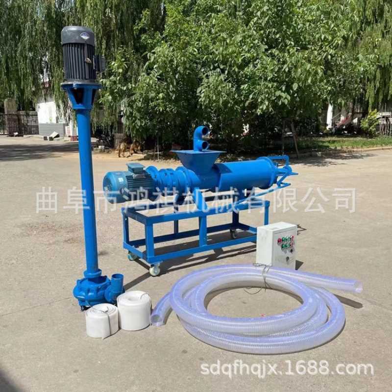 卧式滚筒微滤干湿分离机水泡粪干湿分离机牛粪分离处理设备郧西县