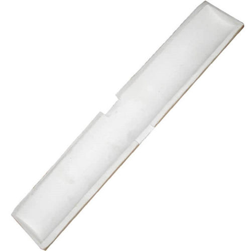 灰熔点测定仪配件半圆刚玉舟 灰熔融性灰锥托板方舟 中间槽宽22mm