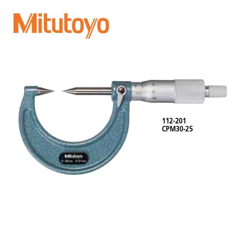 三丰尖头千分尺112-201 153 202 154 213 165 166 CPM15-25 50 75