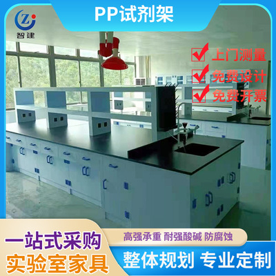 实验室PP试剂架药品化学置物架中央台试验室PP材质器皿玻璃放置架